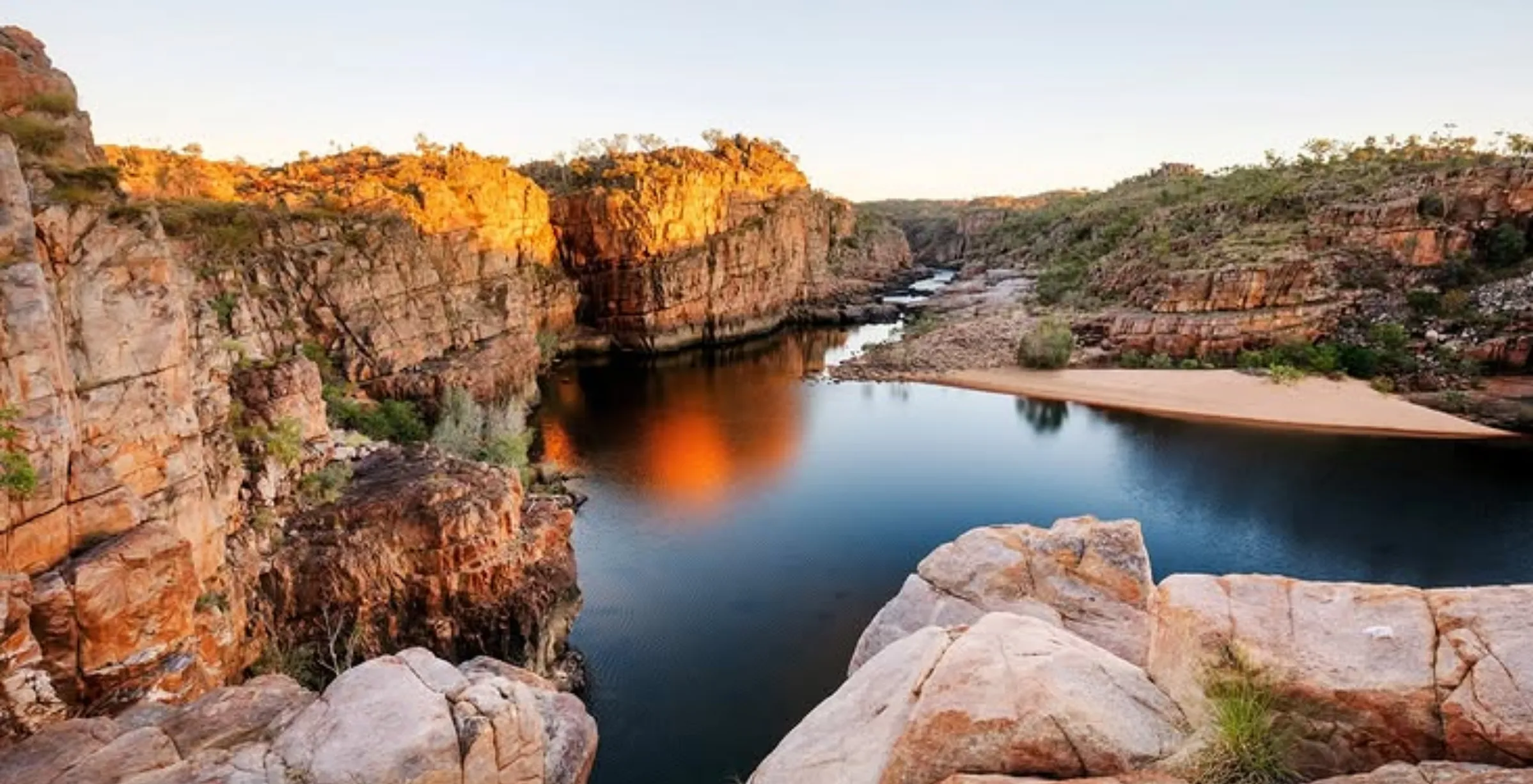 hidden rock pools, Katherine Gorge